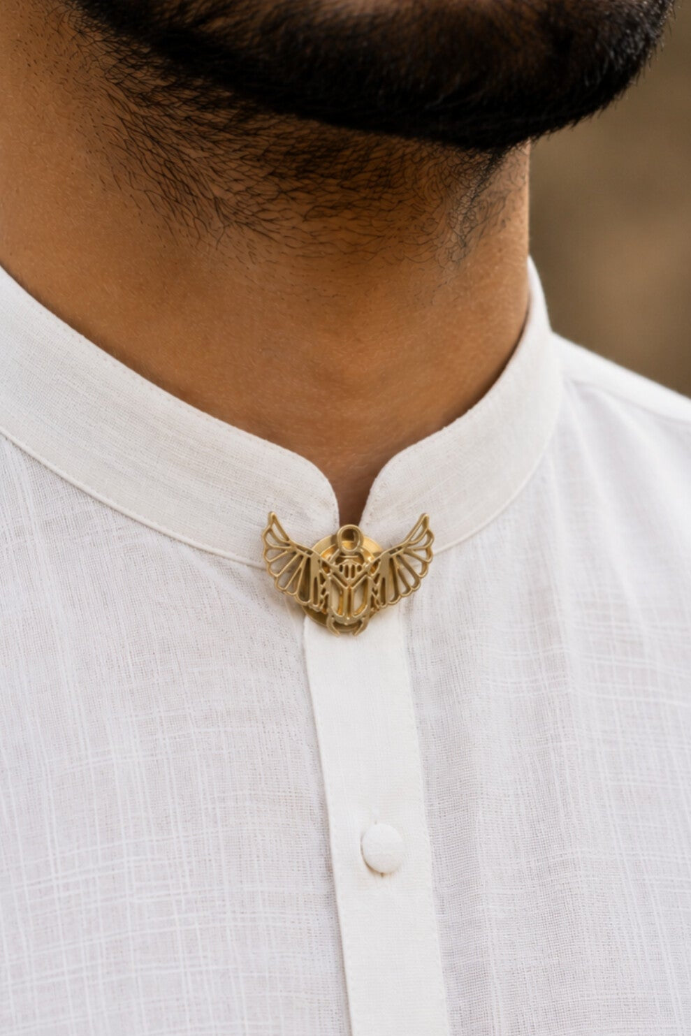Mystic Beetle Button Holder