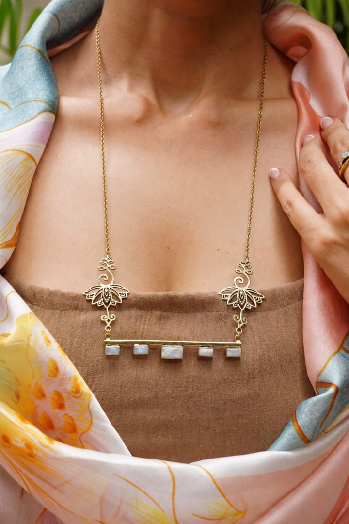 Ira Lotus Necklace