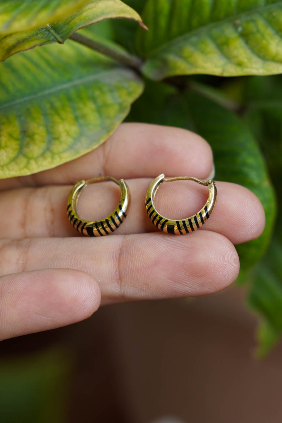 Nomadic hoops brass baali