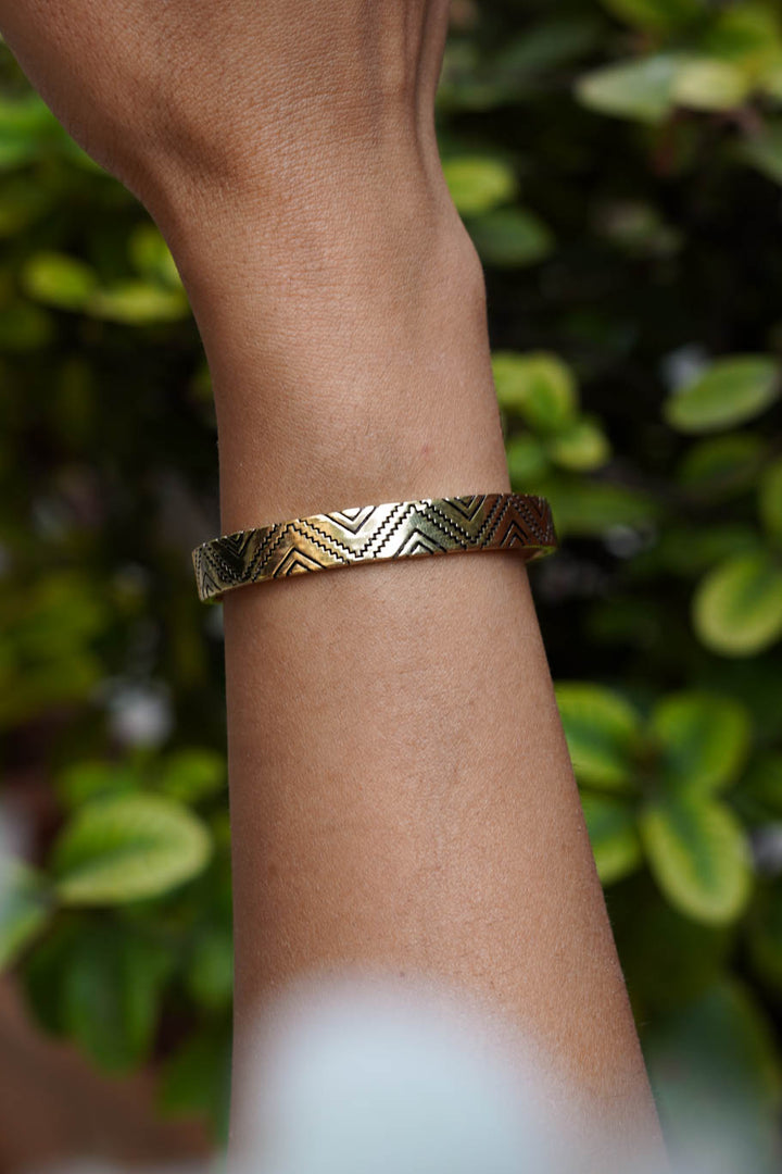 Aztec brass kadha
