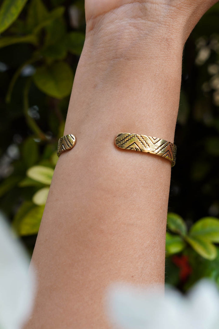 Aztec brass kadha