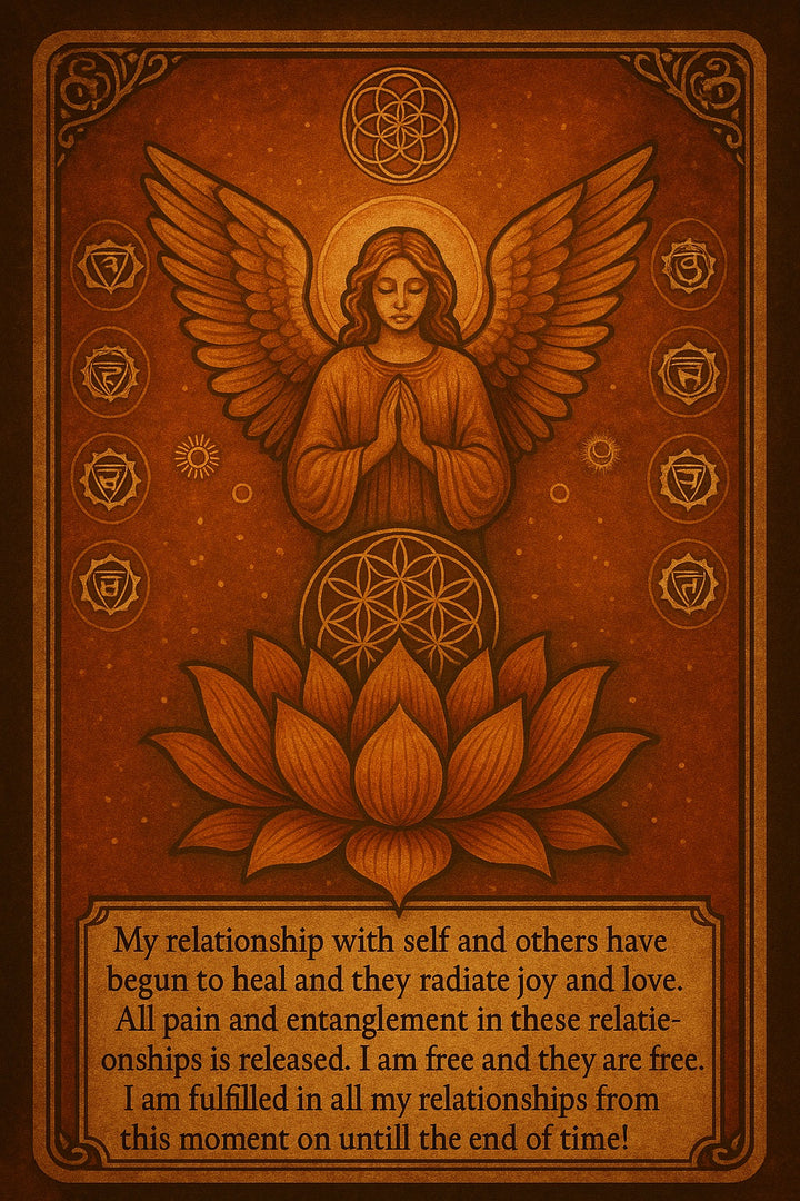 Aura Mystery box for relationship healing- 1 jewellery piece+ manifestation card + calming perfume oil + soul message deck