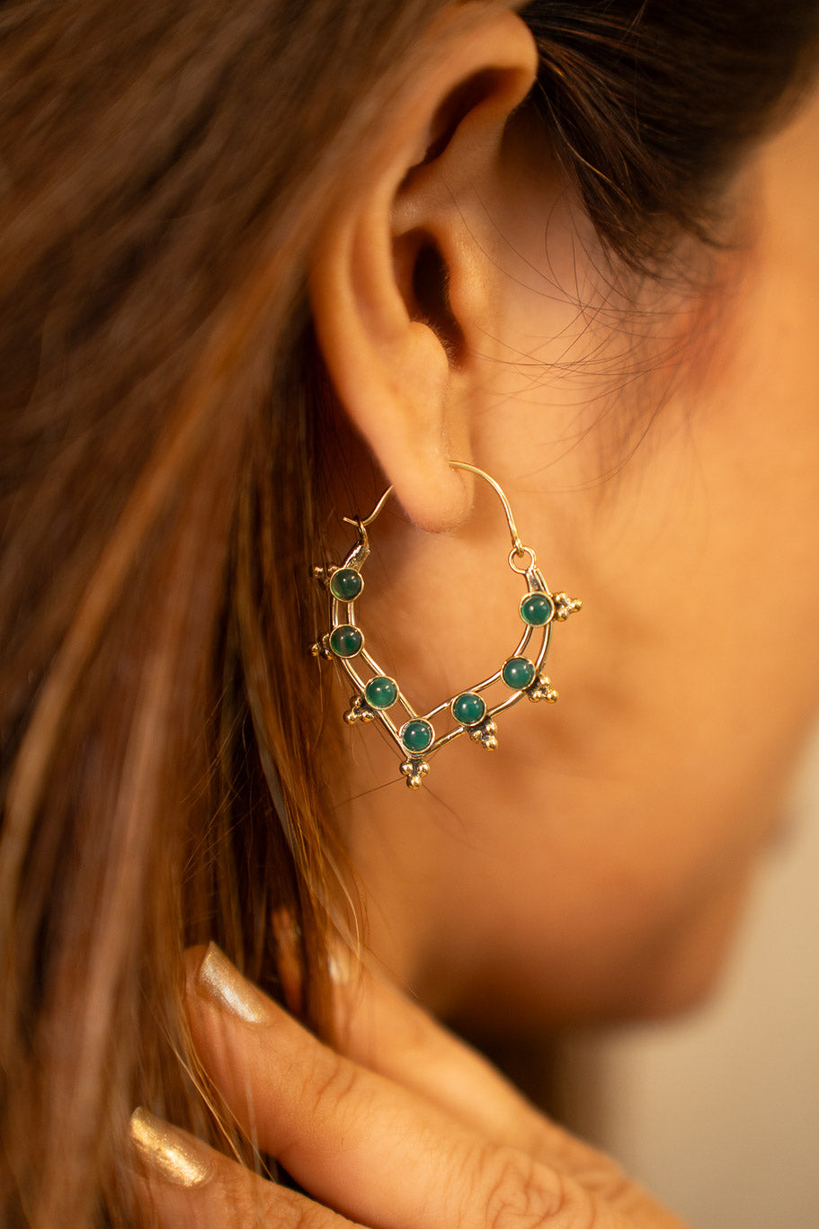Soulfire Brass Baali With Green Onyx