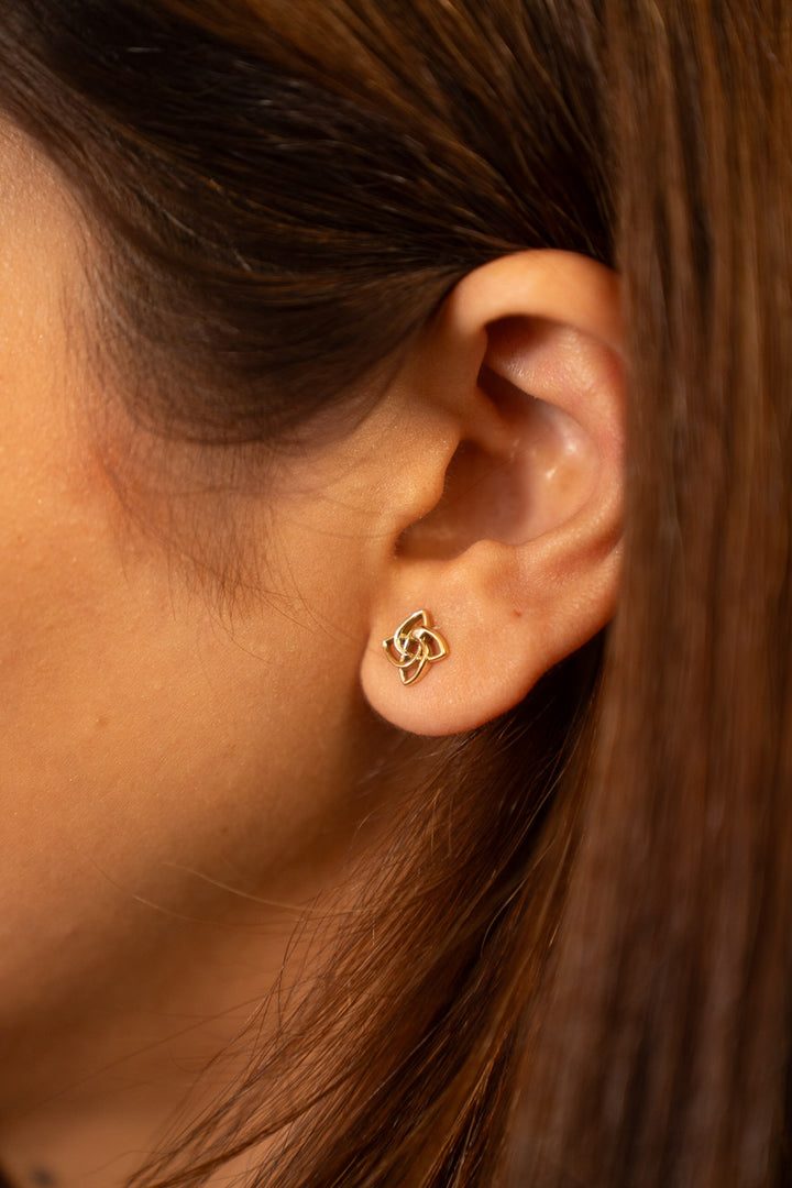 Floral Geometric Studs