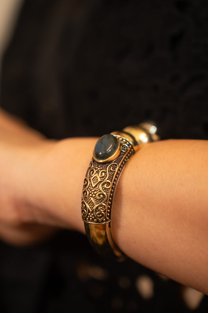 Vintage Labradorite Bangle