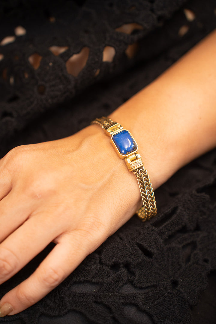 Lapis Lazuli Mesh Bracelet