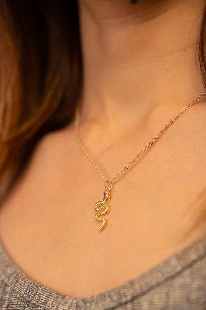 Naag Necklace- Gold plated