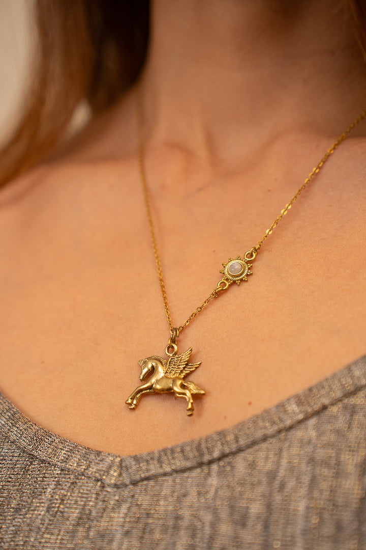Flying Unicorn Necklace