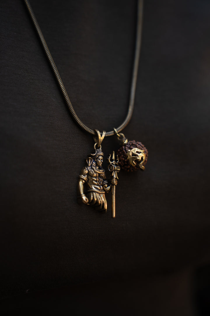 Mahakal Adiyogi Statement Necklace