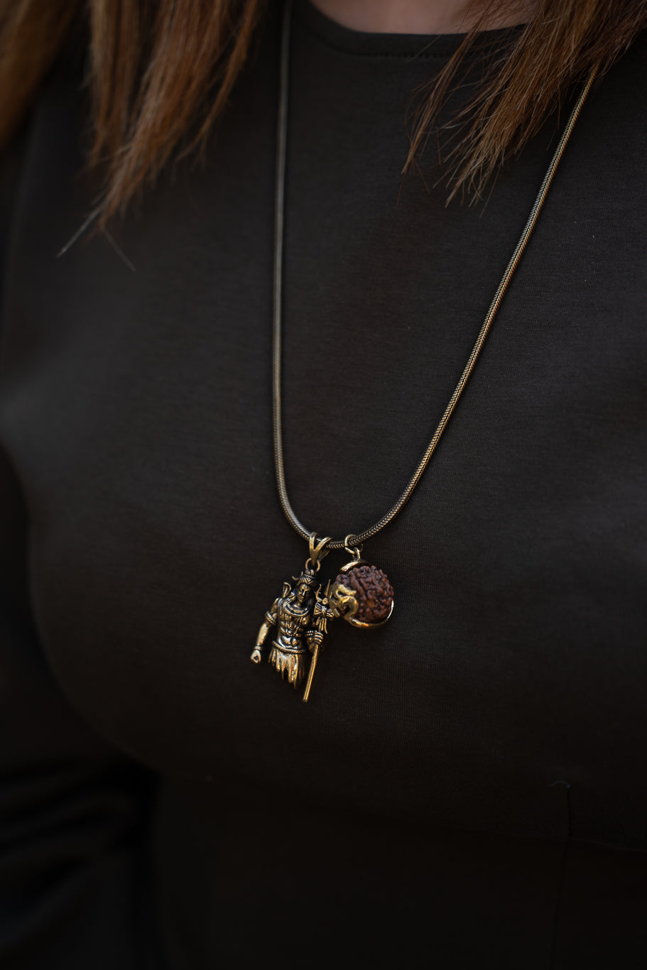 Mahakal Adiyogi Statement Necklace
