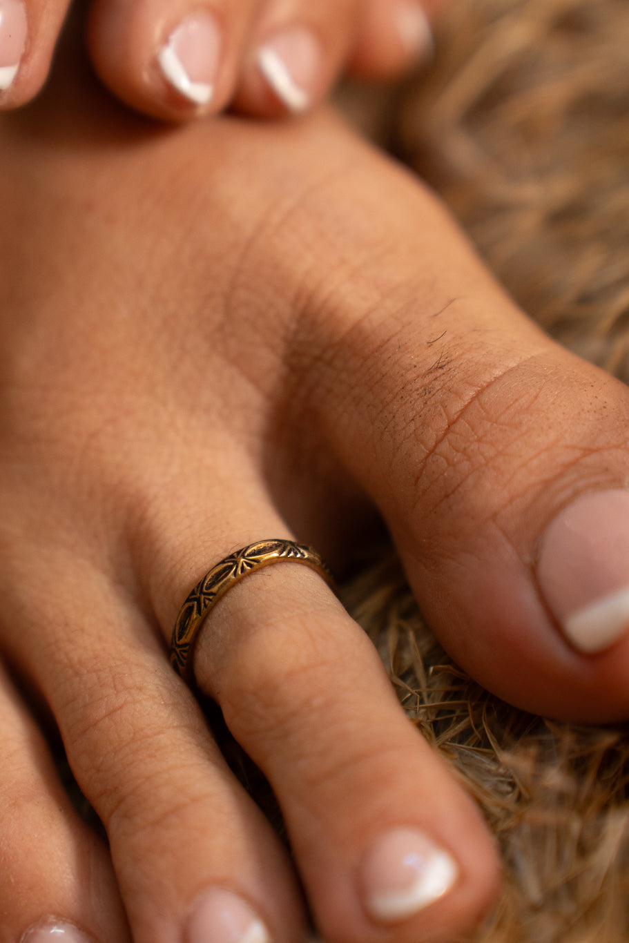 Evara (pair of) Toe Ring cum Mid Ring. Adjustable