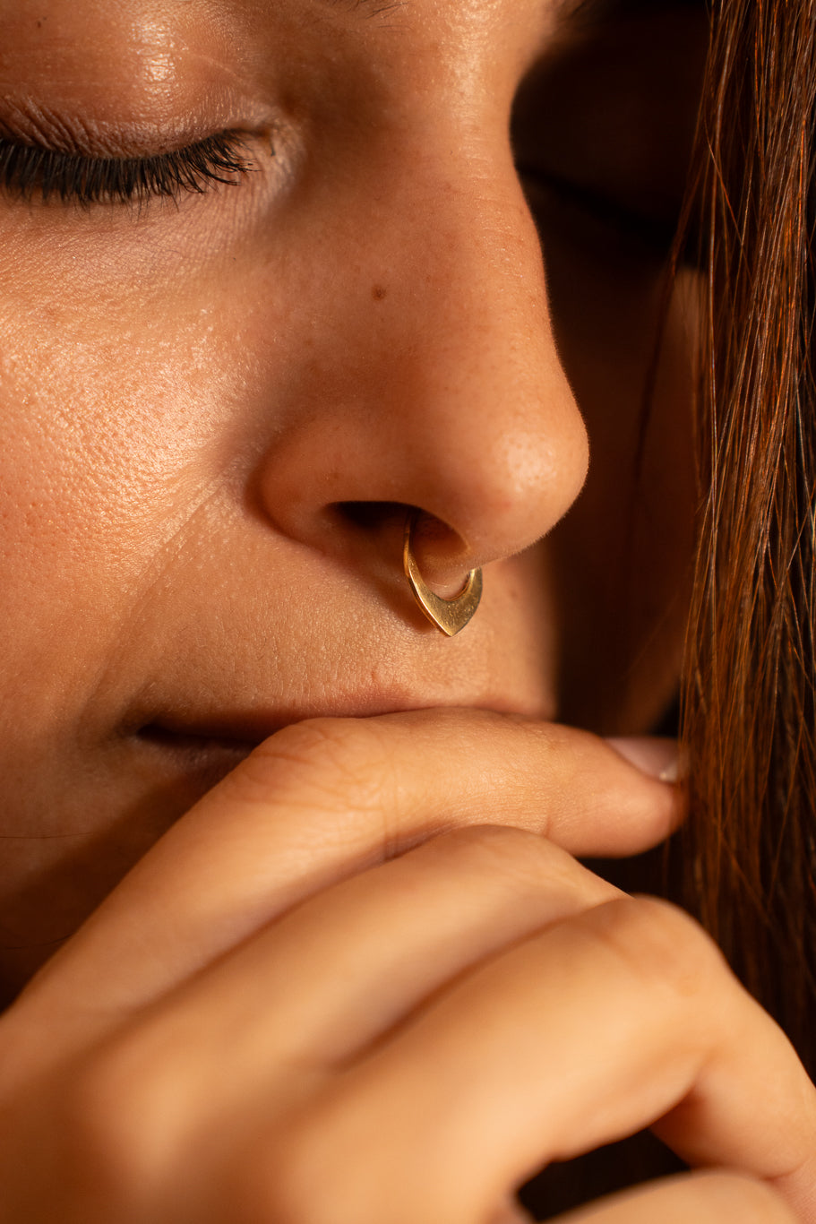 The Minimalist Large Septum- Press on