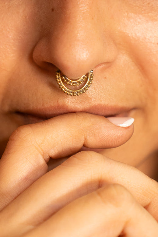 Layered Curve Septum- Press on