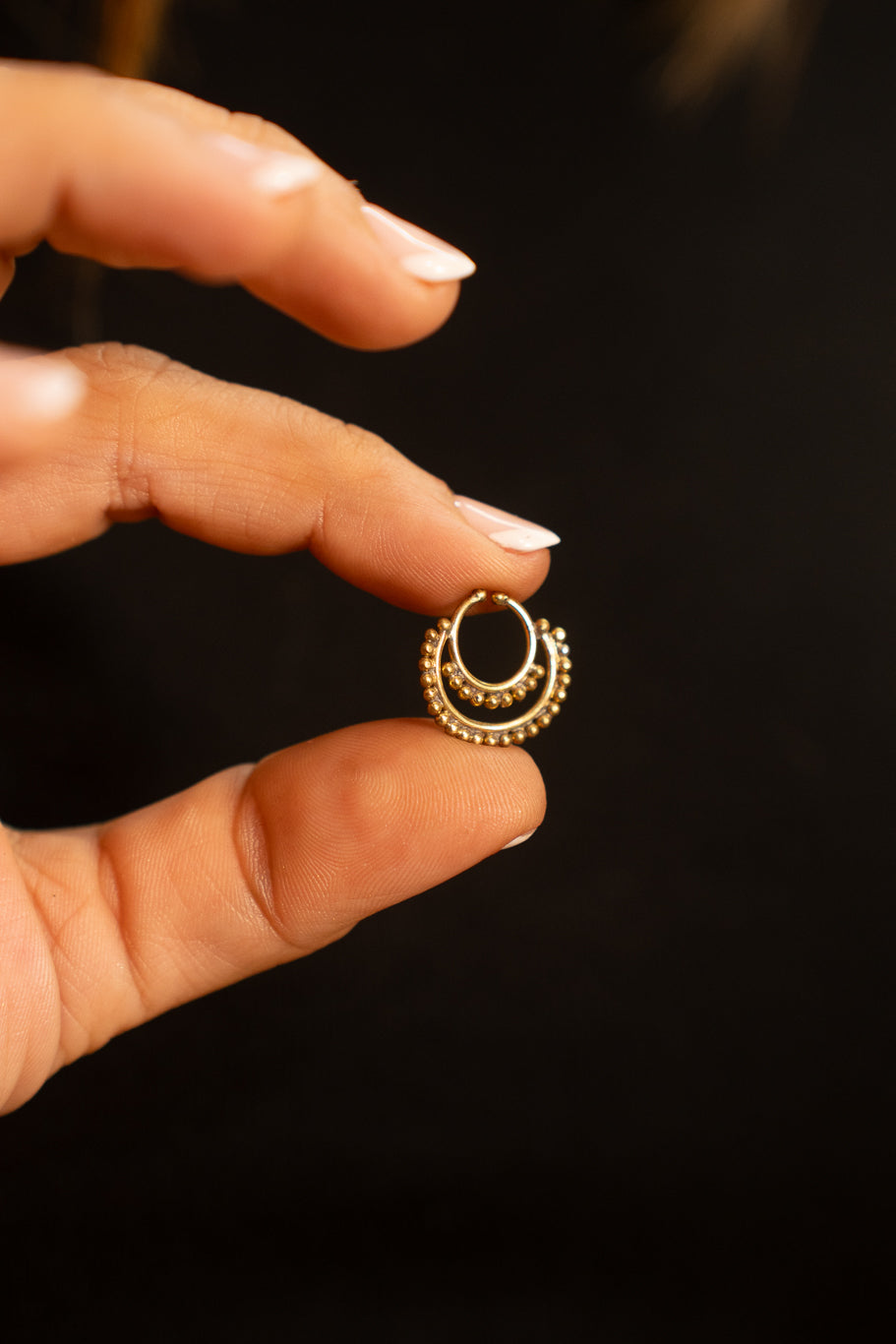 Layered Curve Septum- Press on