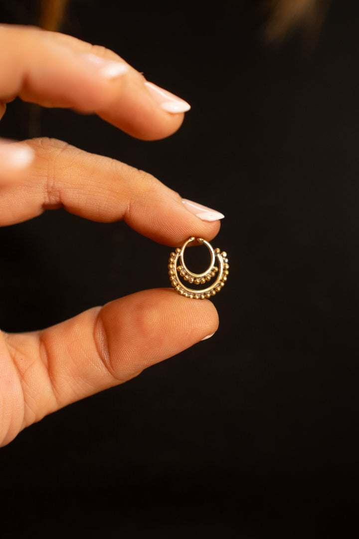 Layered Curve Septum- Press on