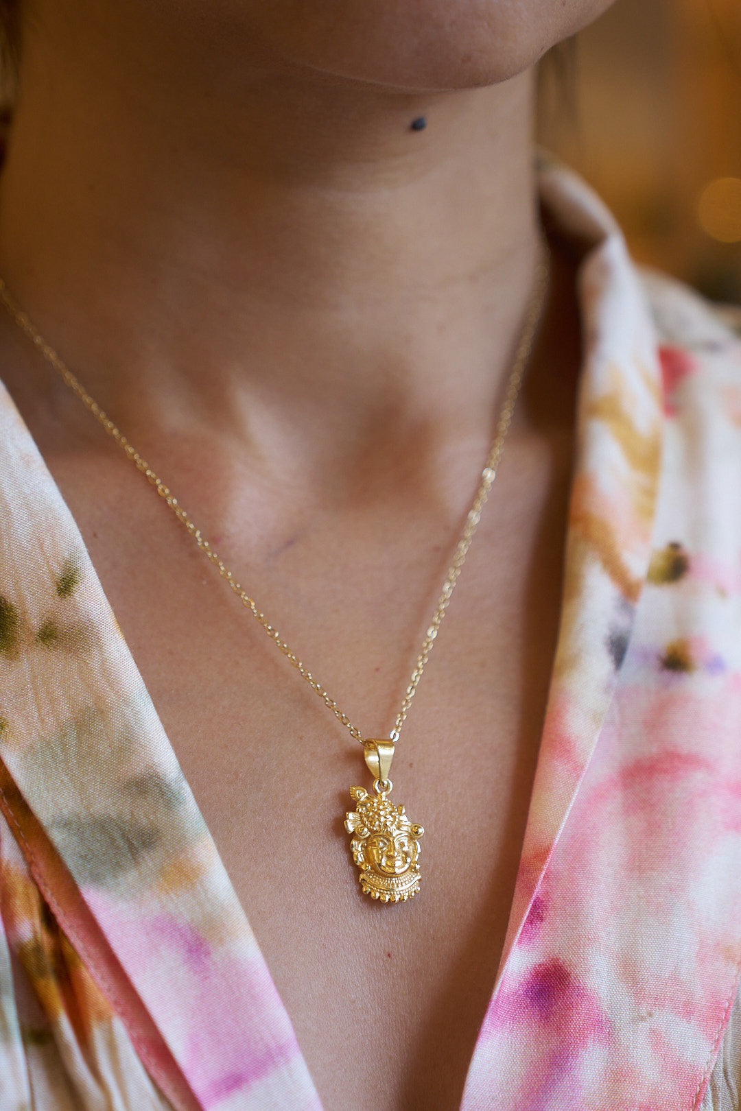 Krishna Raj Brass Gold plated Necklace