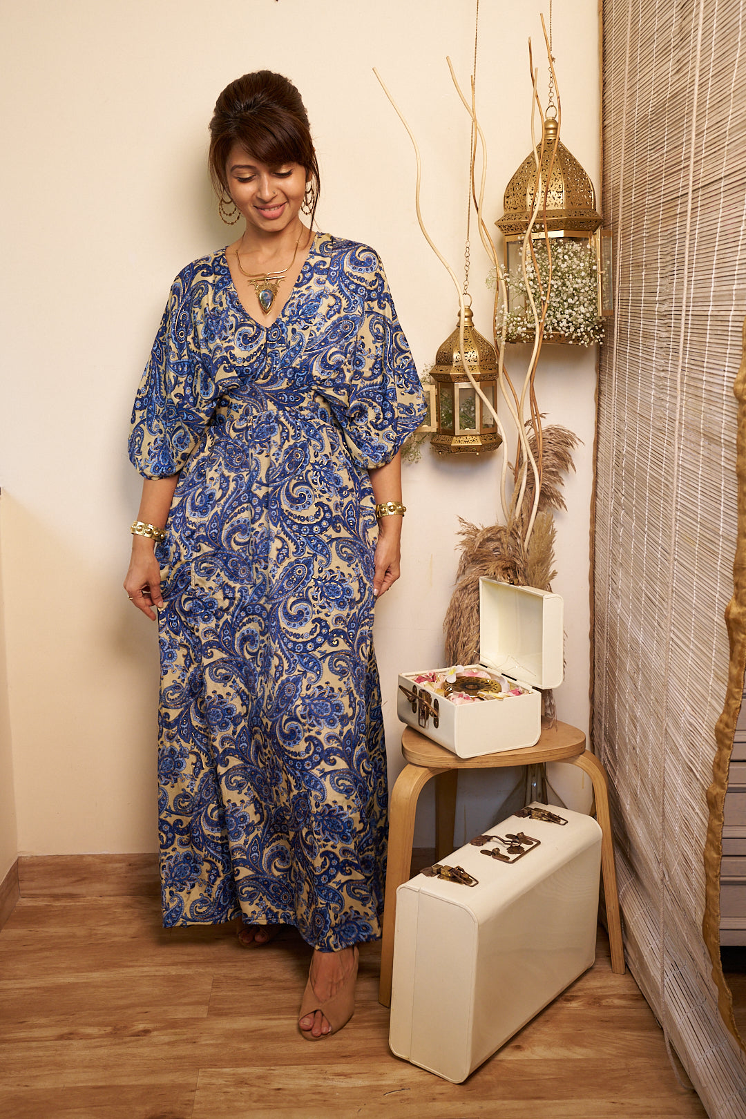 Athena- kaftan dress