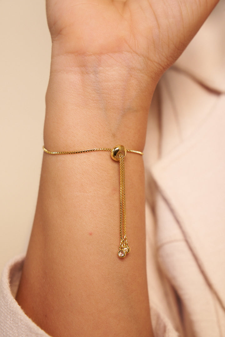 Moroccan eye bracelet- gold plated.