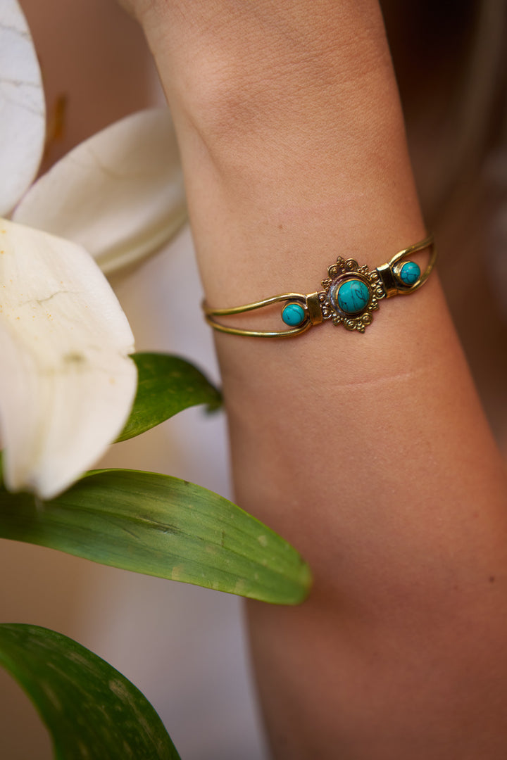 Turquoise teena bangle