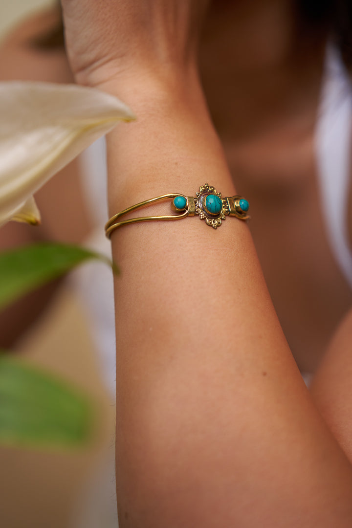 Turquoise teena bangle