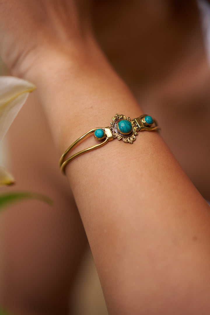 Turquoise teena bangle