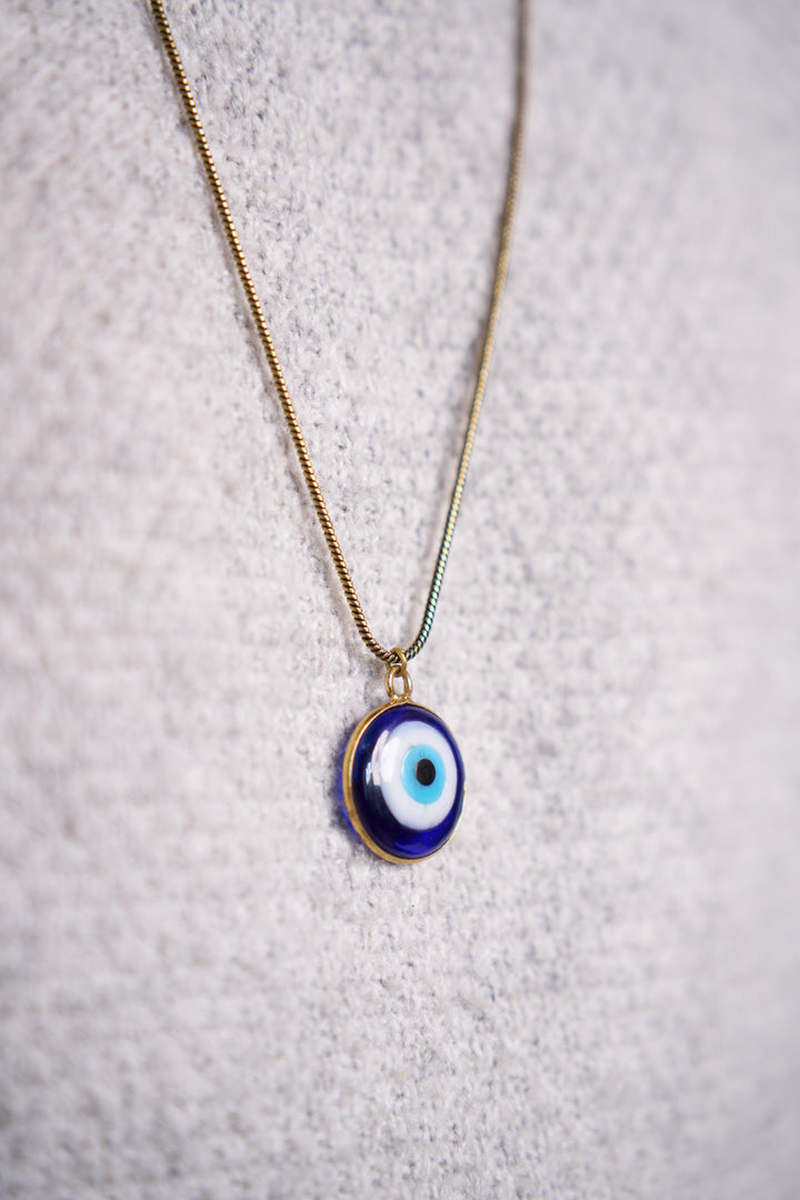 Evil eye pendant chain