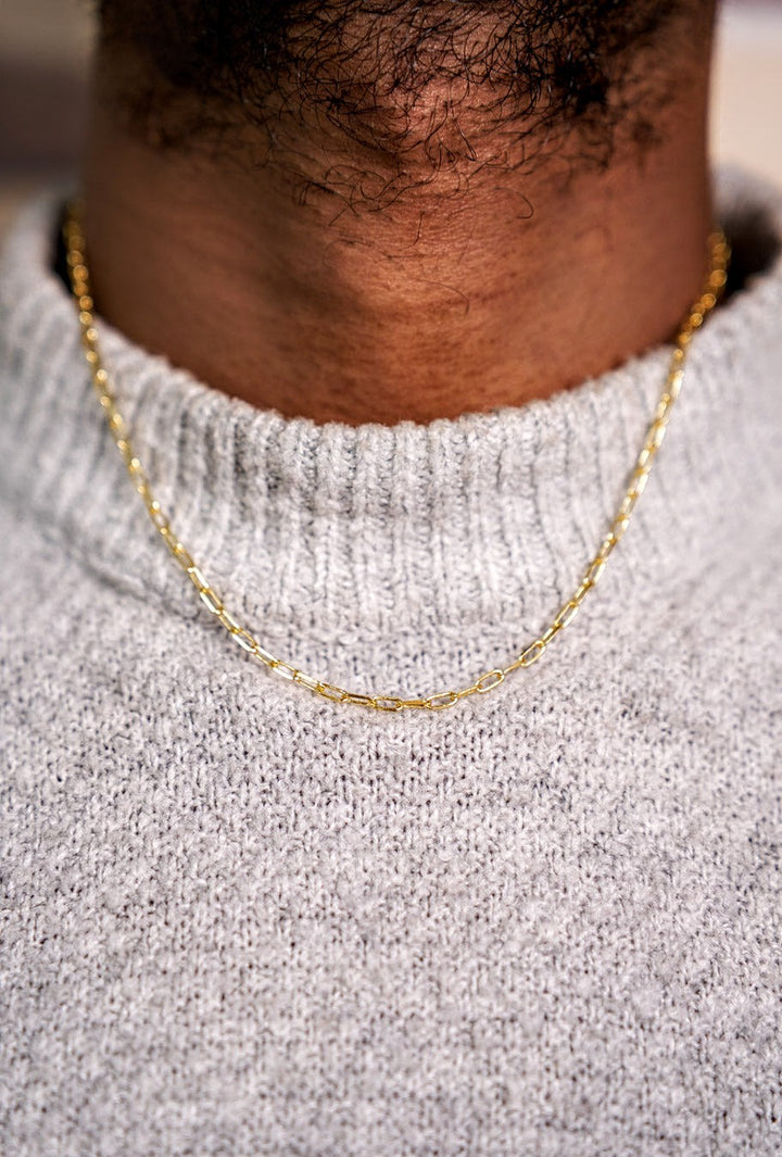 Gold plated hook chain