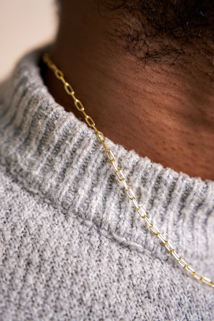 Gold plated hook chain