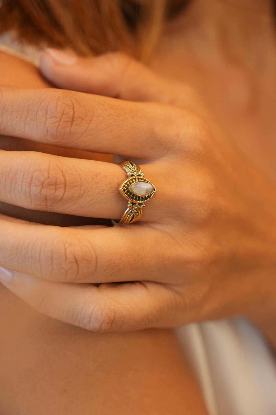 Moonstar ring non-adjustable Size 5-7 pre order.
