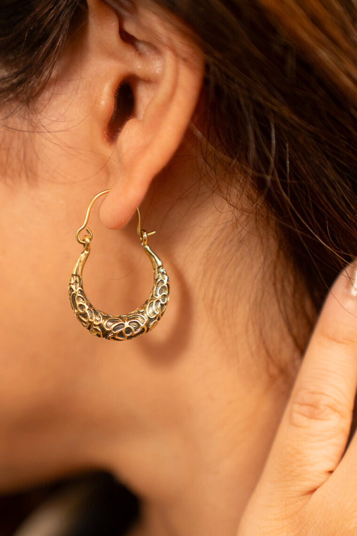 Nomadic Hoops Brass Baali