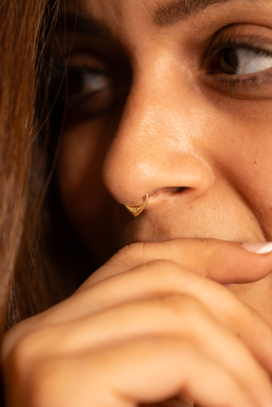 The Minimalist Tiny Septum- Press on