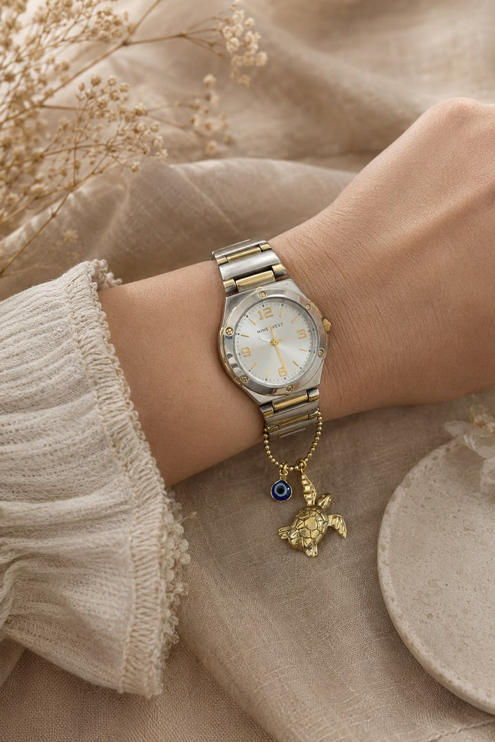 Turtle Evil Eye Watch Charm
