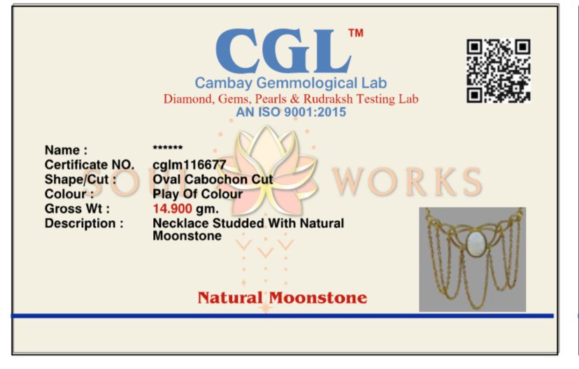 Moonstone gypsy necklace