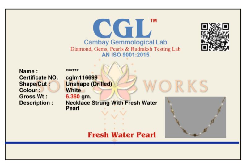 Lumina seven chakra pearl necklace