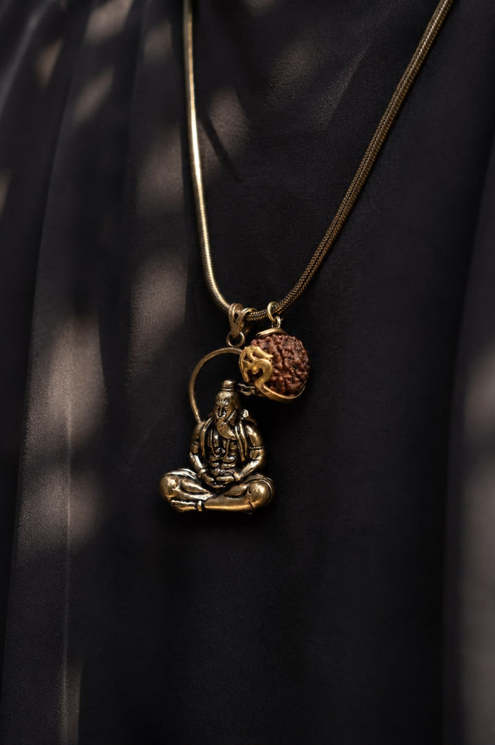 Hanuman statement neclace for men