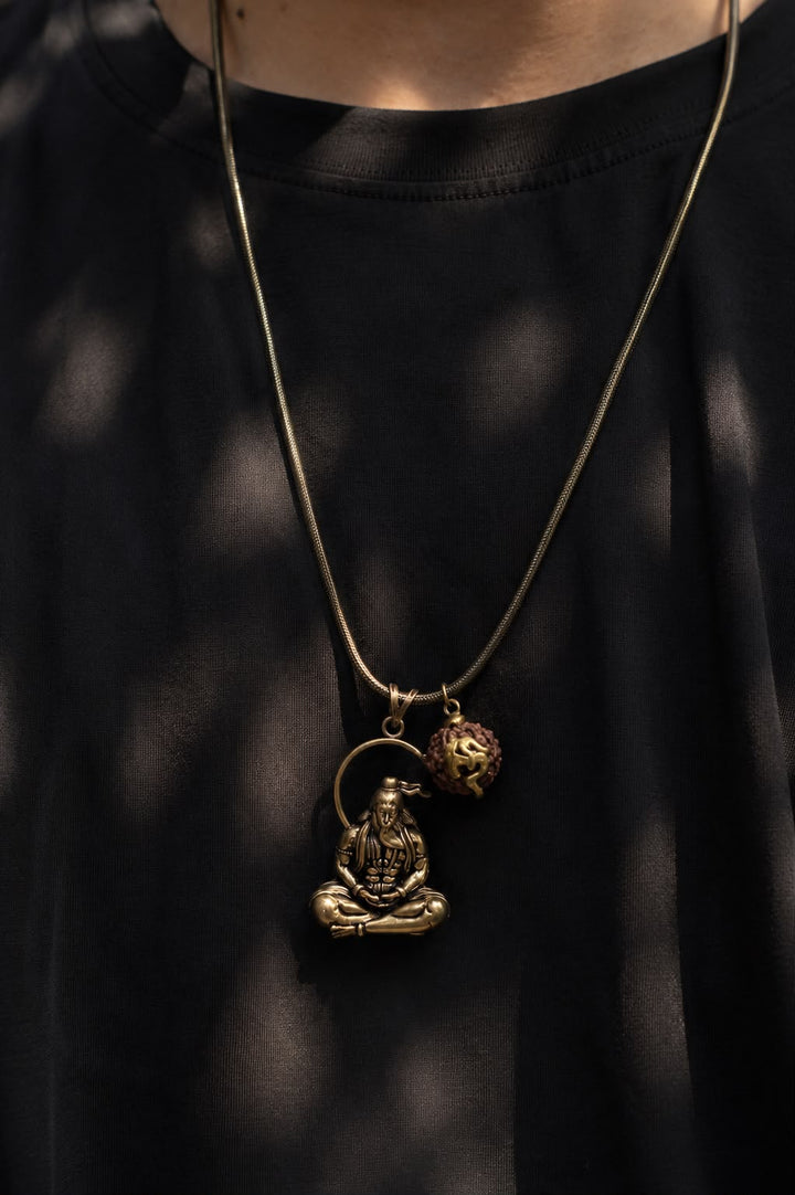 Hanuman statement neclace for men