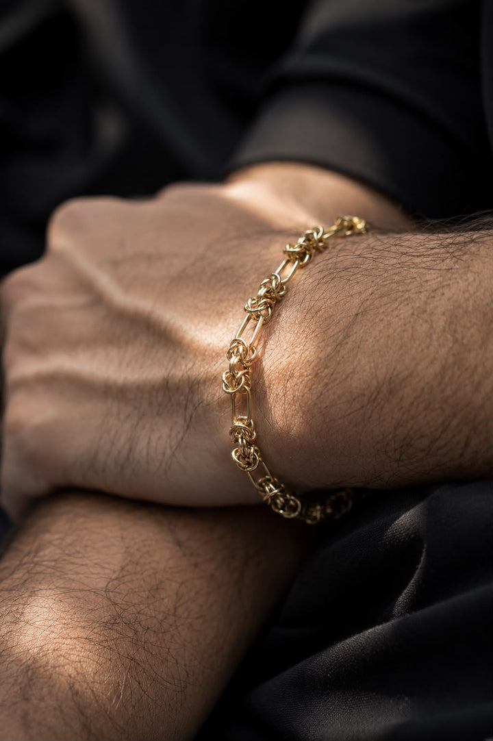 Nomad Link Brass Bracelet – Men’s Jewellery