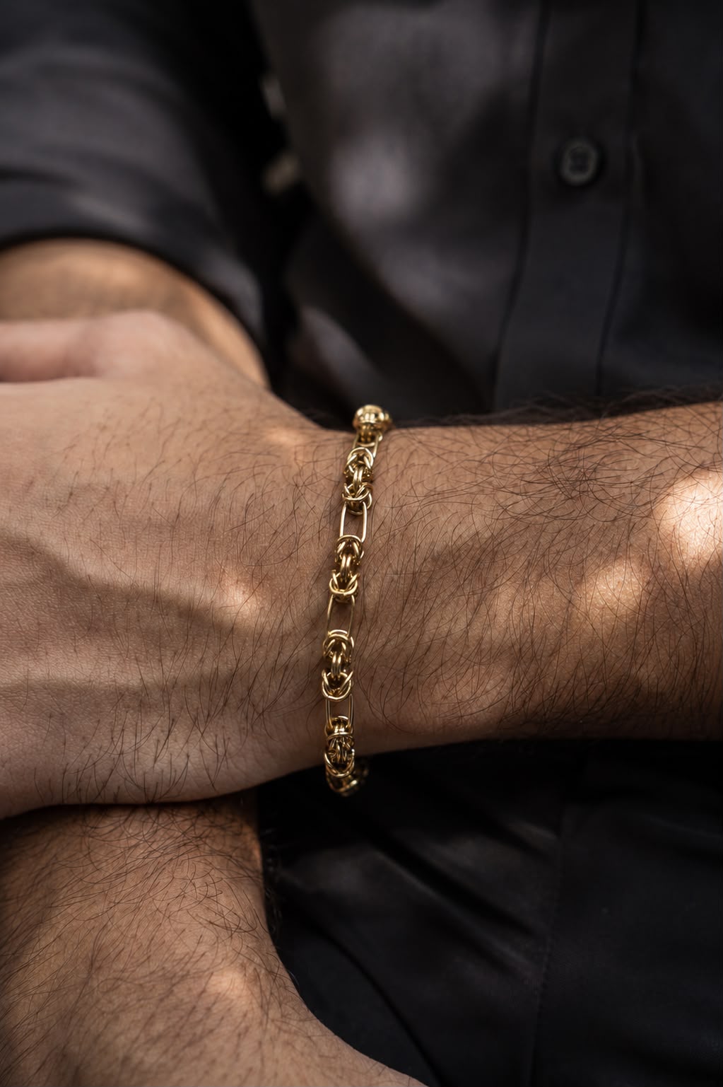 Nomad Link Brass Bracelet – Men’s Jewellery