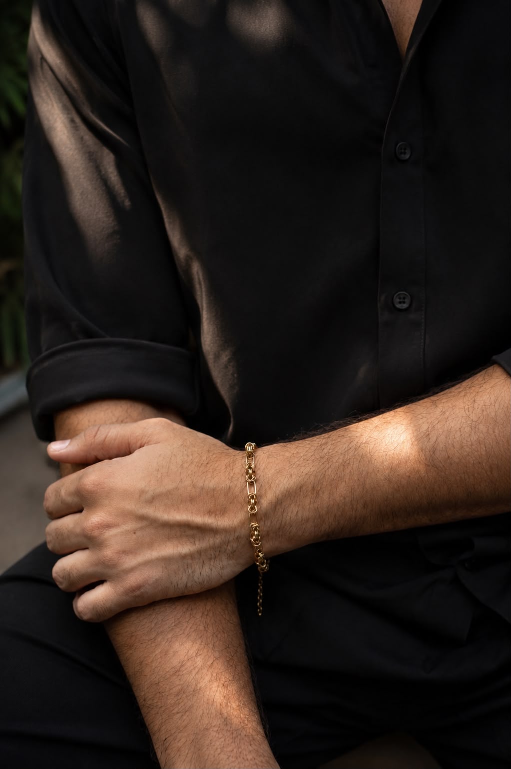 Nomad Link Brass Bracelet – Men’s Jewellery
