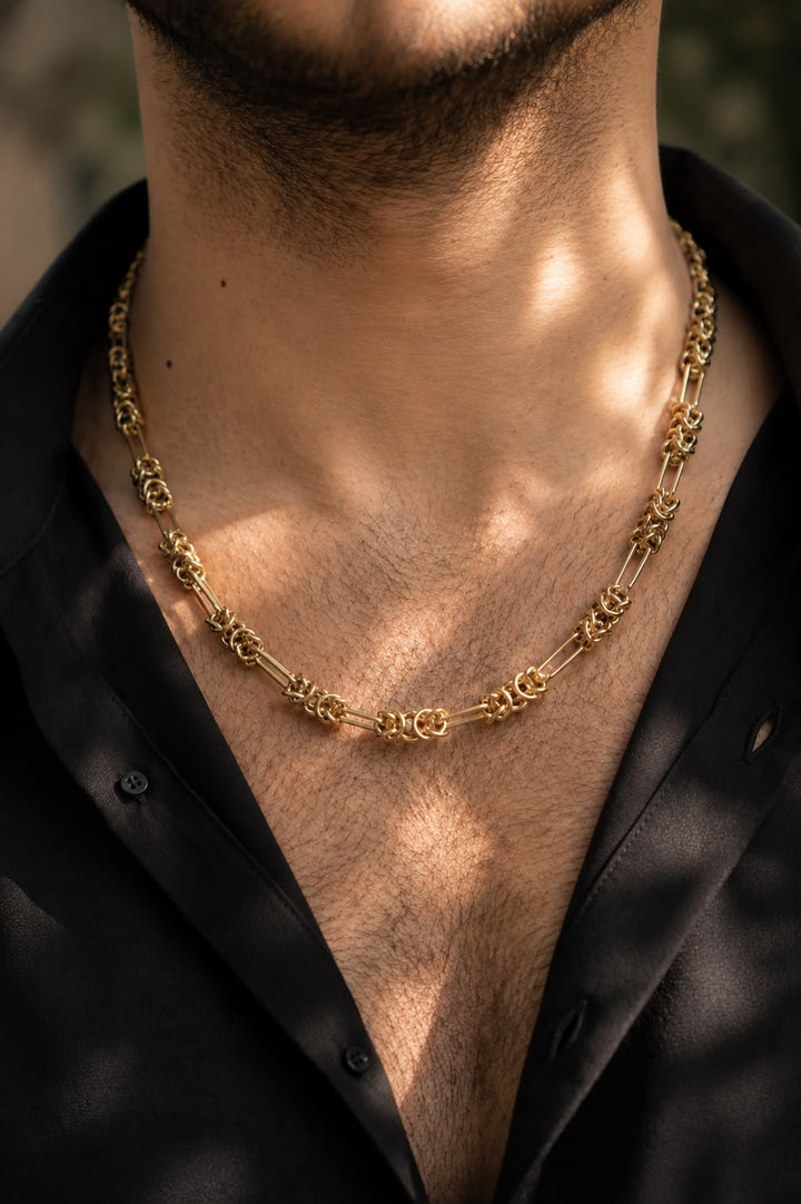 Nomad Link Brass Chain – Men’s Necklace