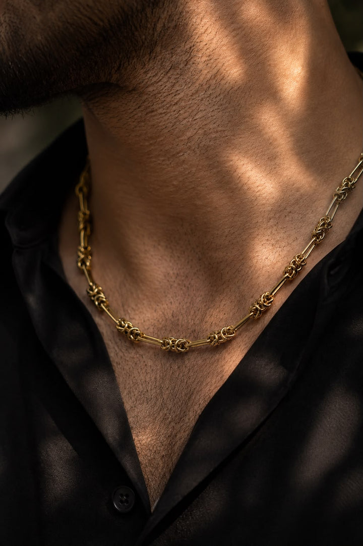 Nomad Link Brass Chain – Men’s Necklace