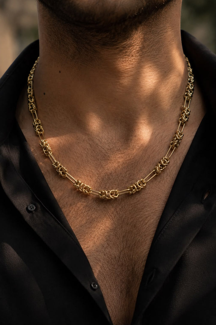 Nomad Link Brass Chain – Men’s Necklace