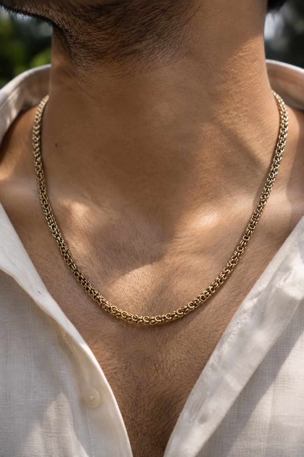 Byzantine Brass Chain – Men’s Necklace
