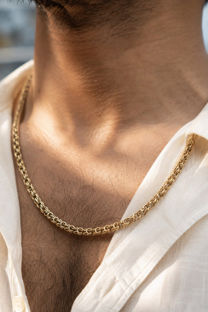 Byzantine Brass Chain – Men’s Necklace