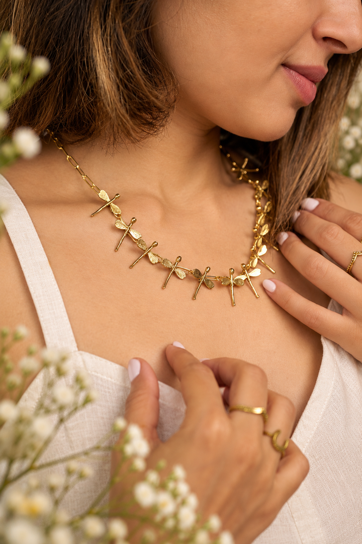 Drops of Dragonfly necklace