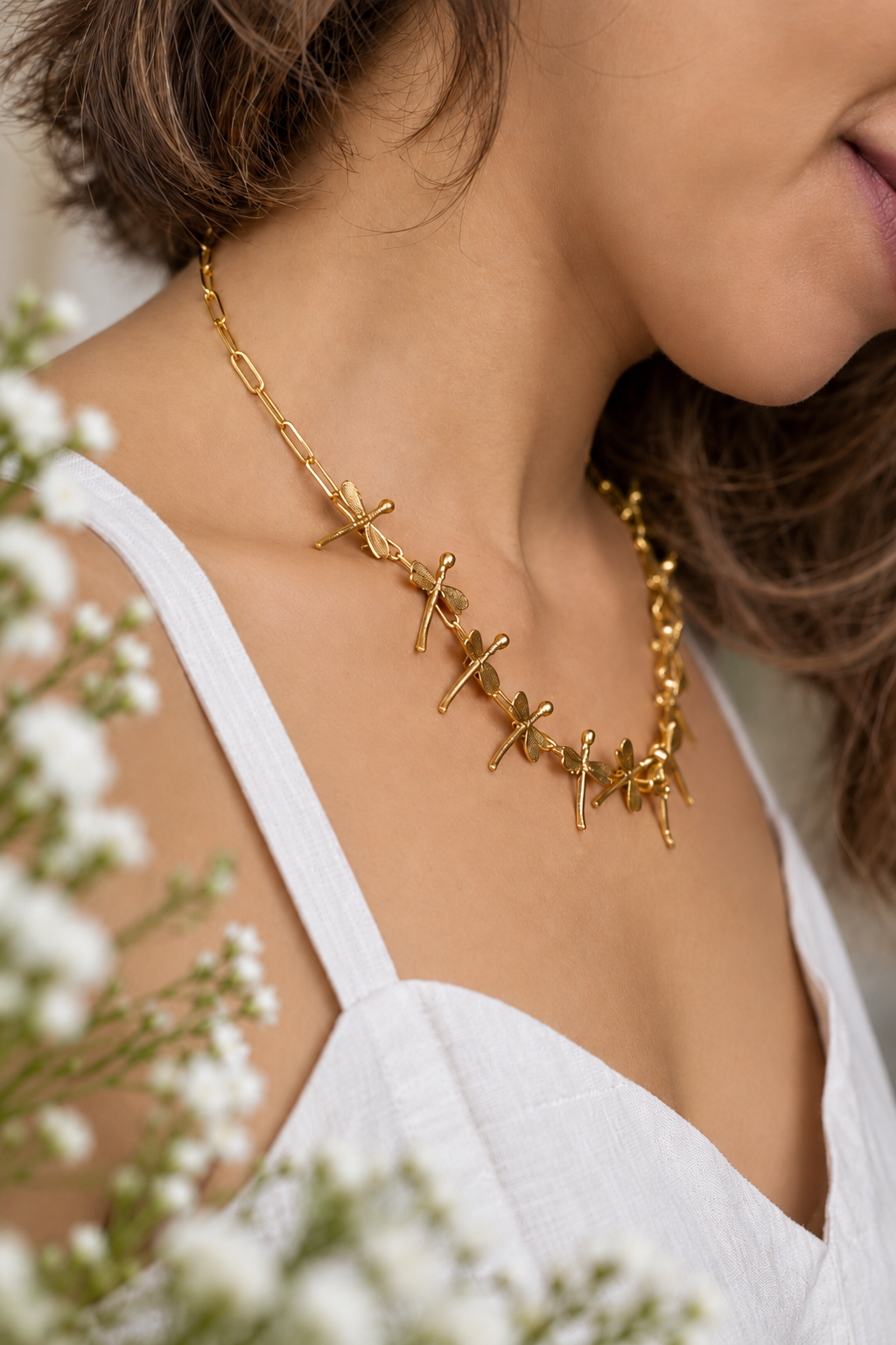 Drops of Dragonfly necklace