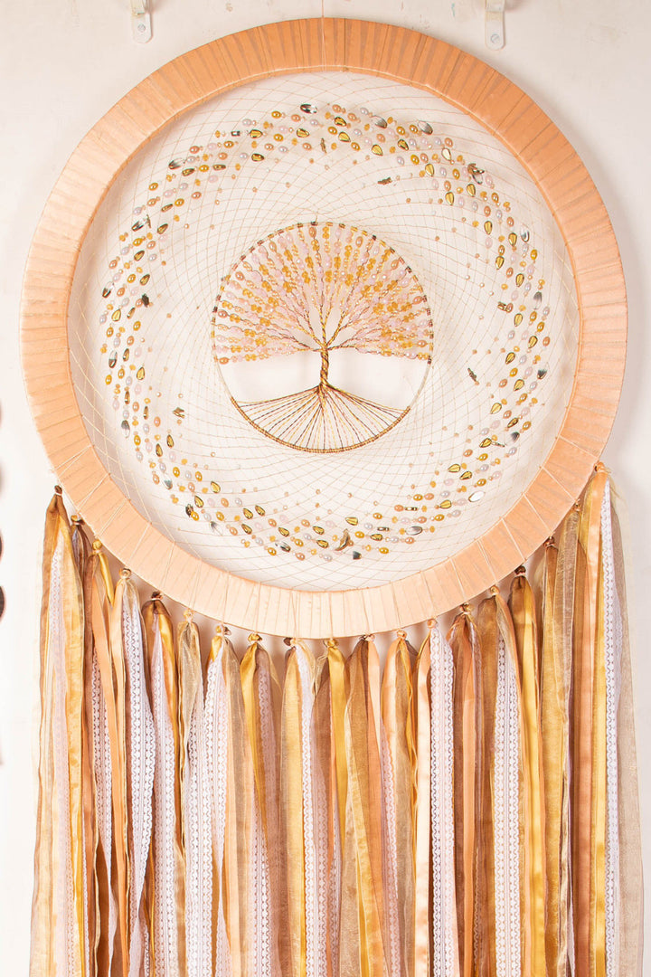 Golden Mist Giant Dreamcatcher