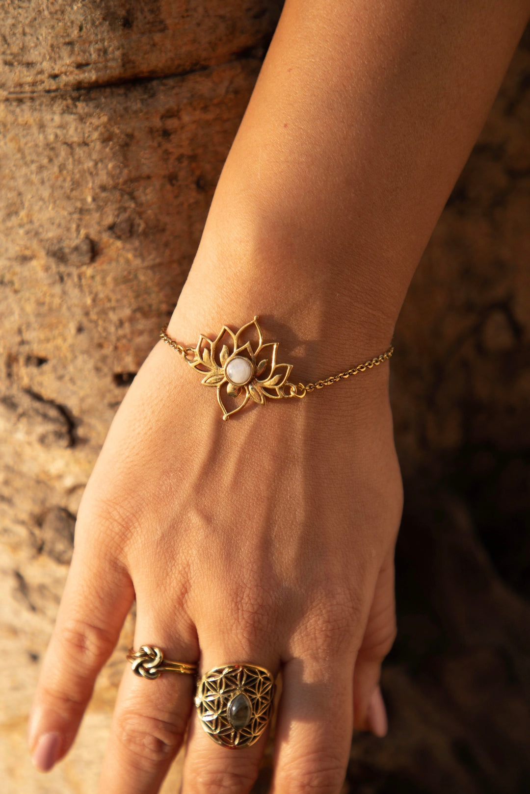 Lotus bracelet