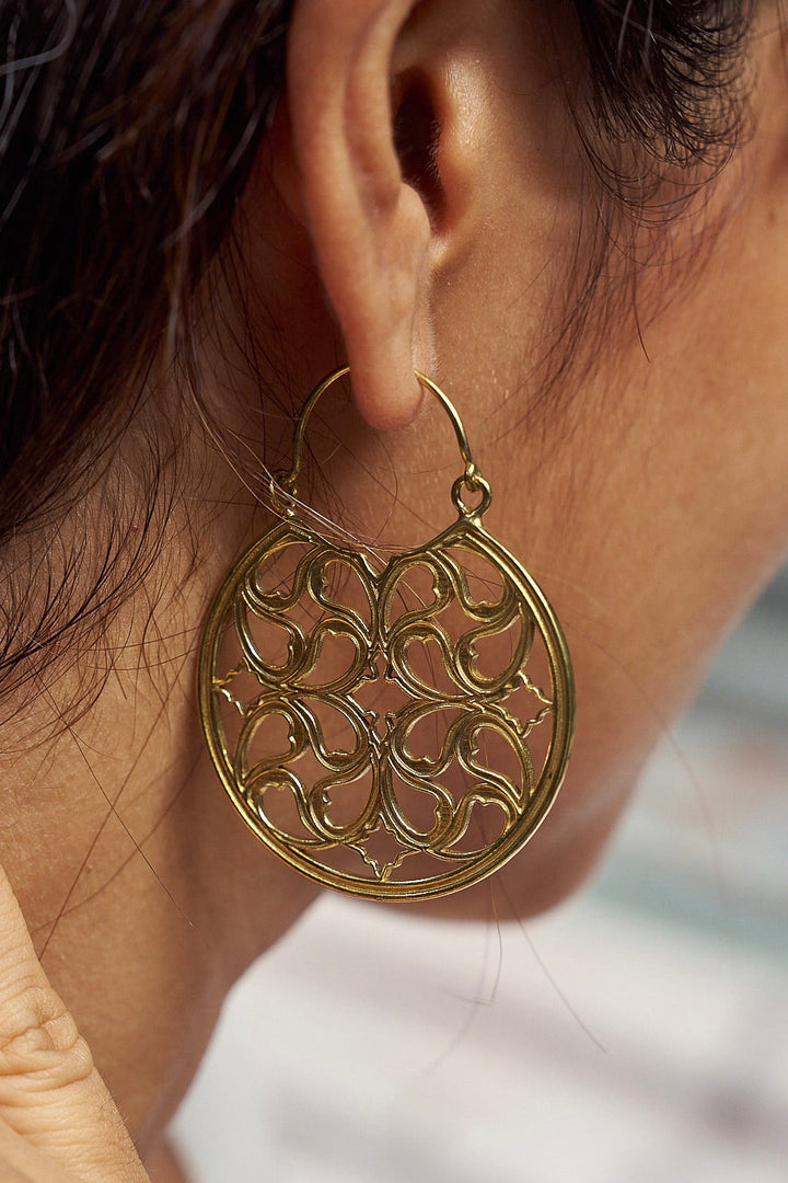 Persian mandala earrings from Soul Tribe