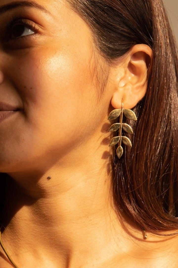 Fern earrings